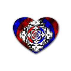 The Grateful Dead Rubber Coaster (heart) by Grandong