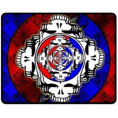 The Grateful Dead Fleece Blanket (medium) by Grandong