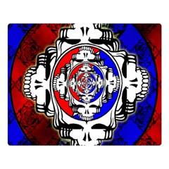 The Grateful Dead Two Sides Premium Plush Fleece Blanket (large) by Grandong