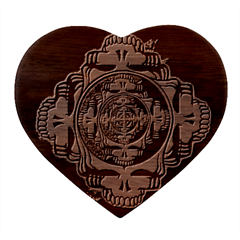 The Grateful Dead Heart Wood Jewelry Box by Grandong