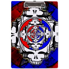 The Grateful Dead A4 Acrylic Clipboard by Grandong