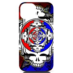 The Grateful Dead Iphone 14 Black Uv Print Case by Grandong