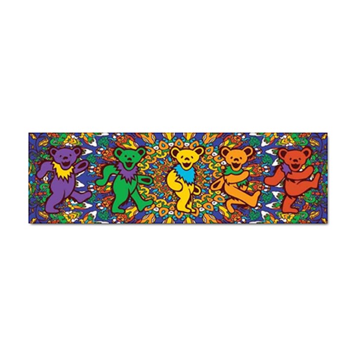 Dead Dancing Bears Grateful Dead Pattern Sticker Bumper (100 pack)