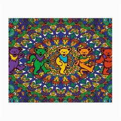 Dead Dancing Bears Grateful Dead Pattern Small Glasses Cloth (2 Sides) by Grandong