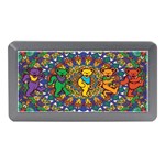 Dead Dancing Bears Grateful Dead Pattern Memory Card Reader (Mini) Front