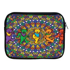 Dead Dancing Bears Grateful Dead Pattern Apple Ipad 2/3/4 Zipper Cases by Grandong