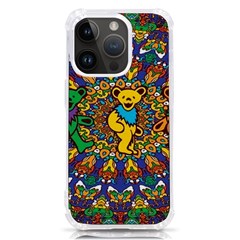 Dead Dancing Bears Grateful Dead Pattern Iphone 14 Pro Tpu Uv Print Case by Grandong