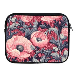 Vintage Floral Poppies Apple Ipad 2/3/4 Zipper Cases by Grandong