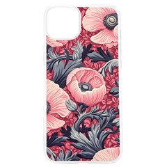 Vintage Floral Poppies Iphone 15 Pro Tpu Uv Print Case