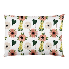 Flower White Pattern Floral Pillow Case