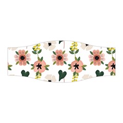 Flower White Pattern Floral Stretchable Headband