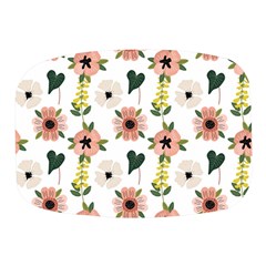 Flower White Pattern Floral Mini Square Pill Box by anzea