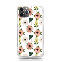 Flower White Pattern Floral Iphone 11 Pro 5 8 Inch Tpu Uv Print Case by anzea