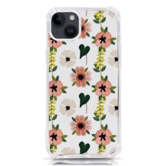 Flower White Pattern Floral Iphone 14 Plus Tpu Uv Print Case