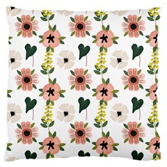 Flower White Pattern Floral 16  Baby Flannel Cushion Case (two Sides)