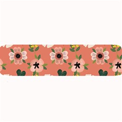 Flower Pink Brown Pattern Floral Large Bar Mat by anzea