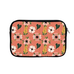 Flower Pink Brown Pattern Floral Apple Macbook Pro 13  Zipper Case