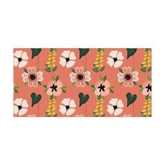 Flower Pink Brown Pattern Floral Yoga Headband