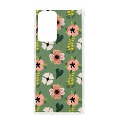 Flower Green Pink Pattern Floral Samsung Galaxy Note 20 Ultra Tpu Uv Case by anzea