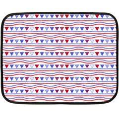 Nautical Digital Paper Nautical Boat Fleece Blanket (mini) by anzea