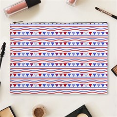 Nautical Digital Paper Nautical Boat Cosmetic Bag (xl) by anzea