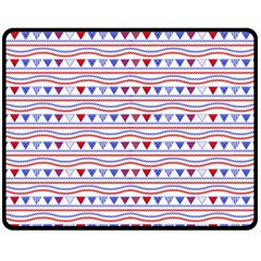 Nautical Digital Paper Nautical Boat Fleece Blanket (medium) by anzea