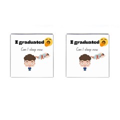 I Graduated Can I Sleep Now  Cufflinks (square) by Strawcherrys10