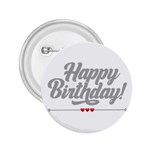 Birthday  2.25  Buttons Front