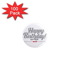 Birthday  1  Mini Magnets (100 Pack)  by didisemporium