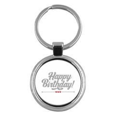 Birthday  Key Chain (round) by didisemporium