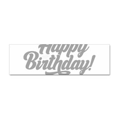 Birthday  Sticker (bumper) by didisemporium