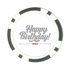 Birthday  Poker Chip Card Guard by didisemporium