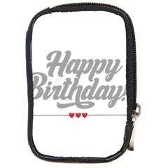 Birthday  Compact Camera Leather Case by didisemporium