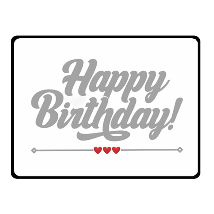 Birthday  Fleece Blanket (Small)