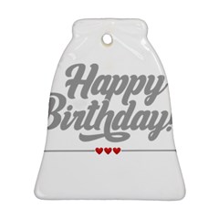 Birthday  Bell Ornament (two Sides) by didisemporium