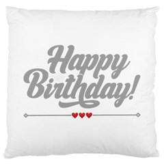 Birthday  Large Cushion Case (one Side) by didisemporium