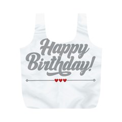 Birthday  Full Print Recycle Bag (m) by didisemporium