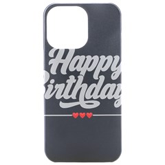 Birthday  Iphone 15 Pro Max Black Uv Print Pc Hardshell Case by didisemporium