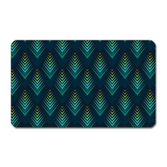 Peacock Texture 3d Pattern Peacock Texture Magnet (rectangular) by Loisa77