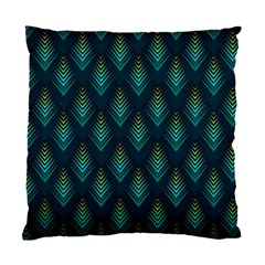 Peacock Texture 3d Pattern Peacock Texture Standard Cushion Case (two Sides) by Loisa77