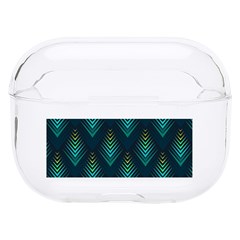 Peacock Texture 3d Pattern Peacock Texture Hard Pc Airpods Pro Case by Loisa77