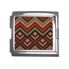 Texture Pattern Fabric Mega Link Italian Charm (18mm)