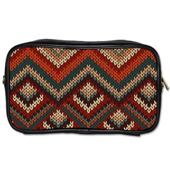 Texture Pattern Fabric Toiletries Bag (two Sides) by Loisa77