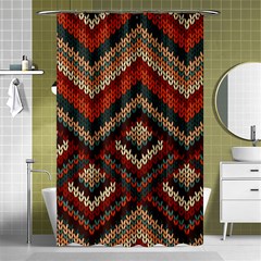 Texture Pattern Fabric Shower Curtain 48  X 72  (small)  by Loisa77