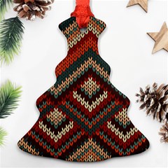 Texture Pattern Fabric Ornament (christmas Tree) 