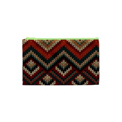 Texture Pattern Fabric Cosmetic Bag (xs) by Loisa77