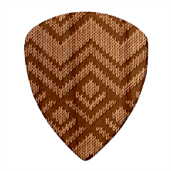 Texture Pattern Fabric Wood Guitar Pick (set Of 10)