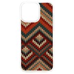 Texture Pattern Fabric iPhone 15 Plus TPU UV Print Case Front