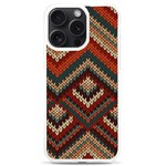 Texture Pattern Fabric iPhone 15 Pro Max TPU UV Print Case Front