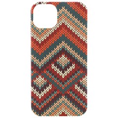 Texture Pattern Fabric Iphone 15 Pro Black Uv Print Pc Hardshell Case by Loisa77